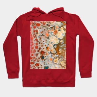 Pouring abstract art Hoodie